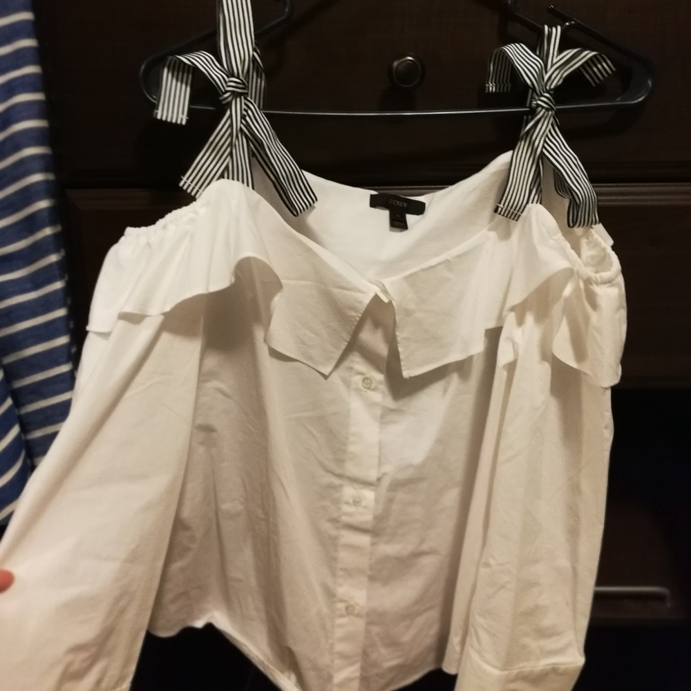 J Crew Off showder shirt